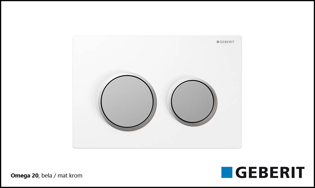 Omega 20 bela / matkrom