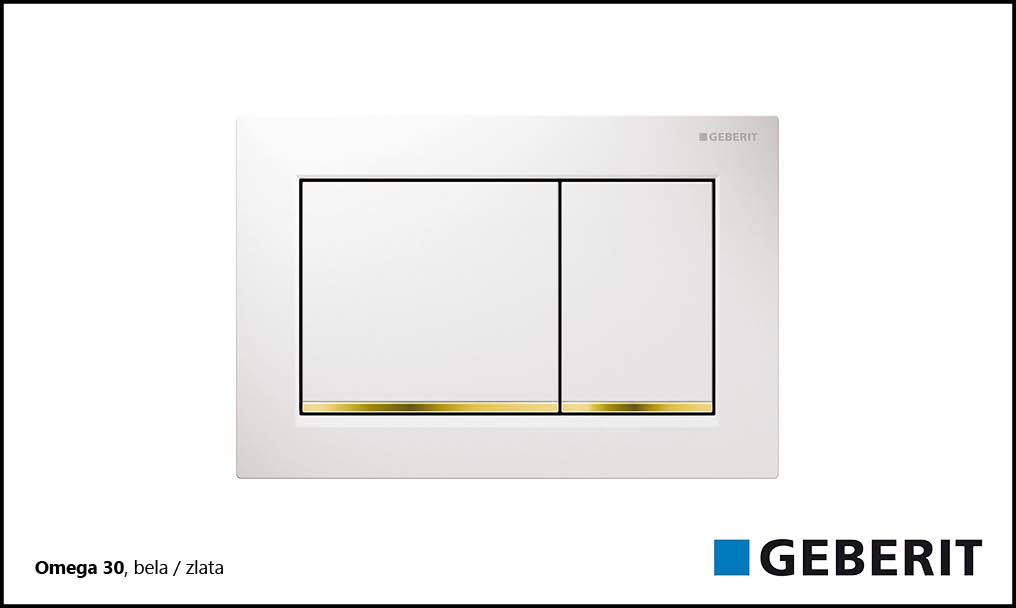 Omega 30 bela / zlata