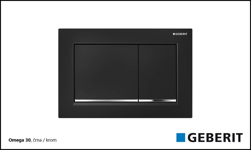 Omega 30 črna / krom