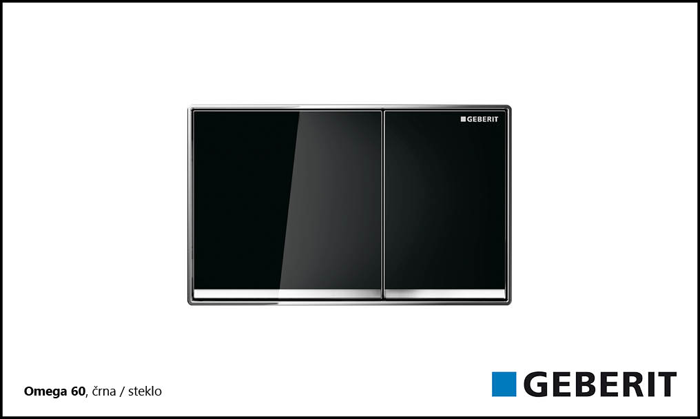 Omega 60 črna / steklo
