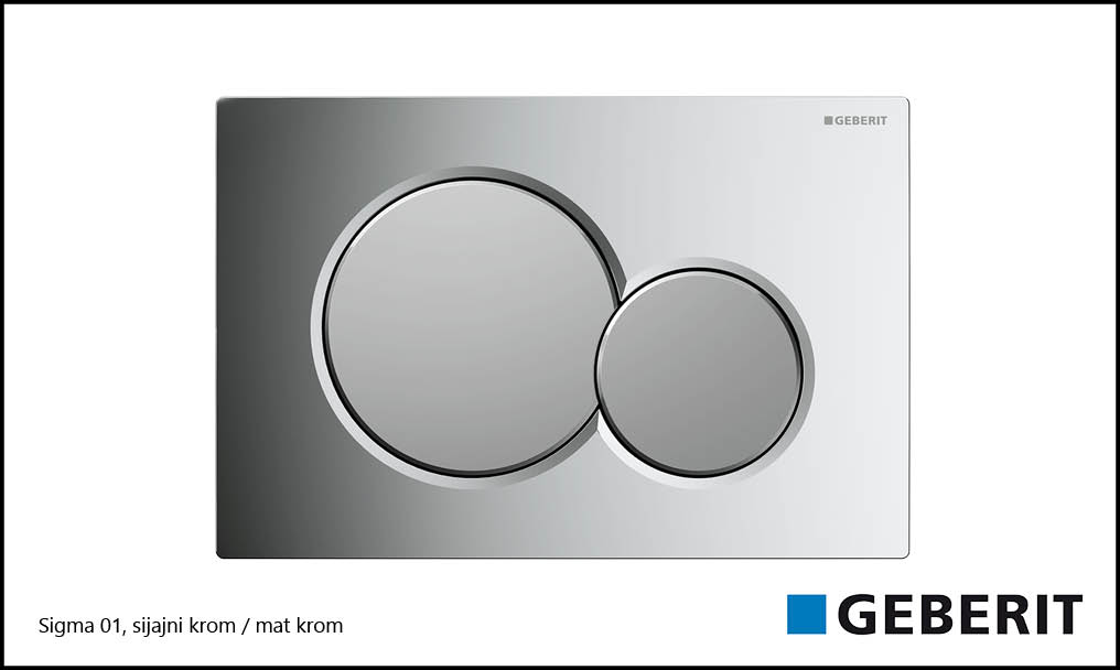 Sigma 01 sijajni krom/mat krom
