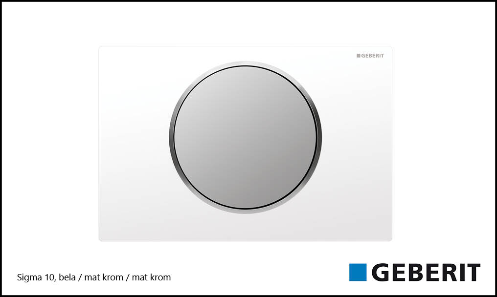 Sigma 10 bela/mat krom/mat krom