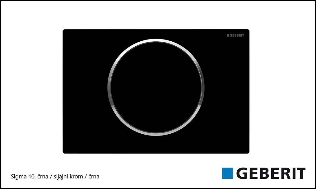 Sigma 10 črna/sijajni krom/črna