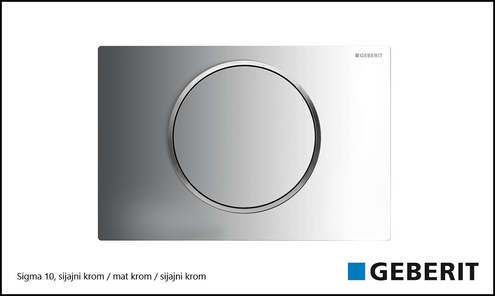 Sigma 10 sijajni krom/mat krom/sijajni krom 