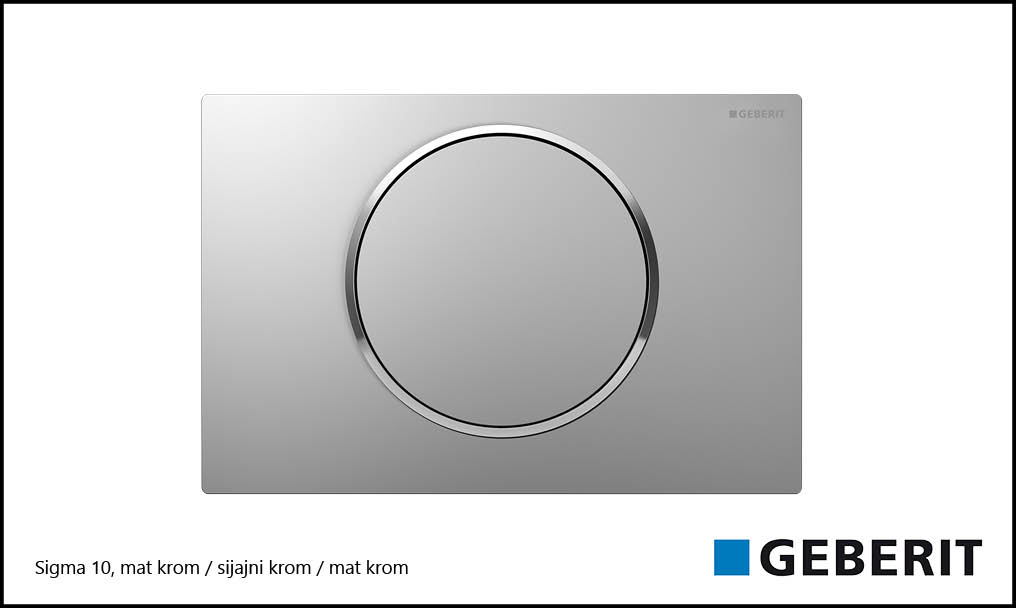 Sigma 10 mat krom/sijajni krom/mat krom