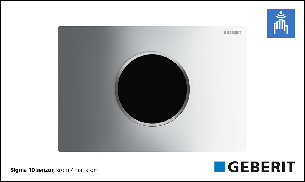 Sigma 10 senzor, krom/matkrom