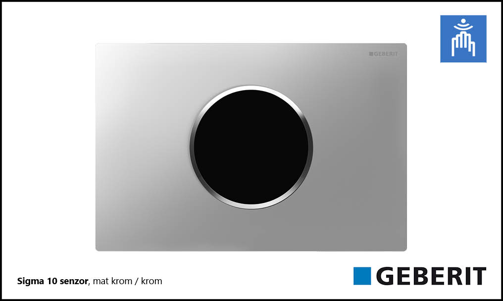 Sigma 10 senzor, mat krom/krom