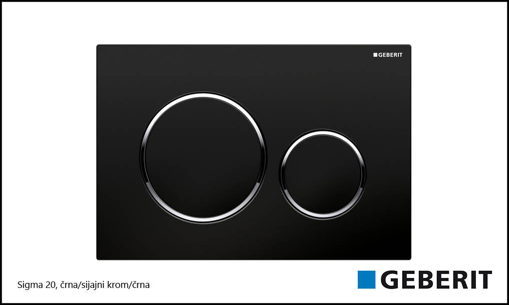 Sigma 20 črna/sijajni krom/črna