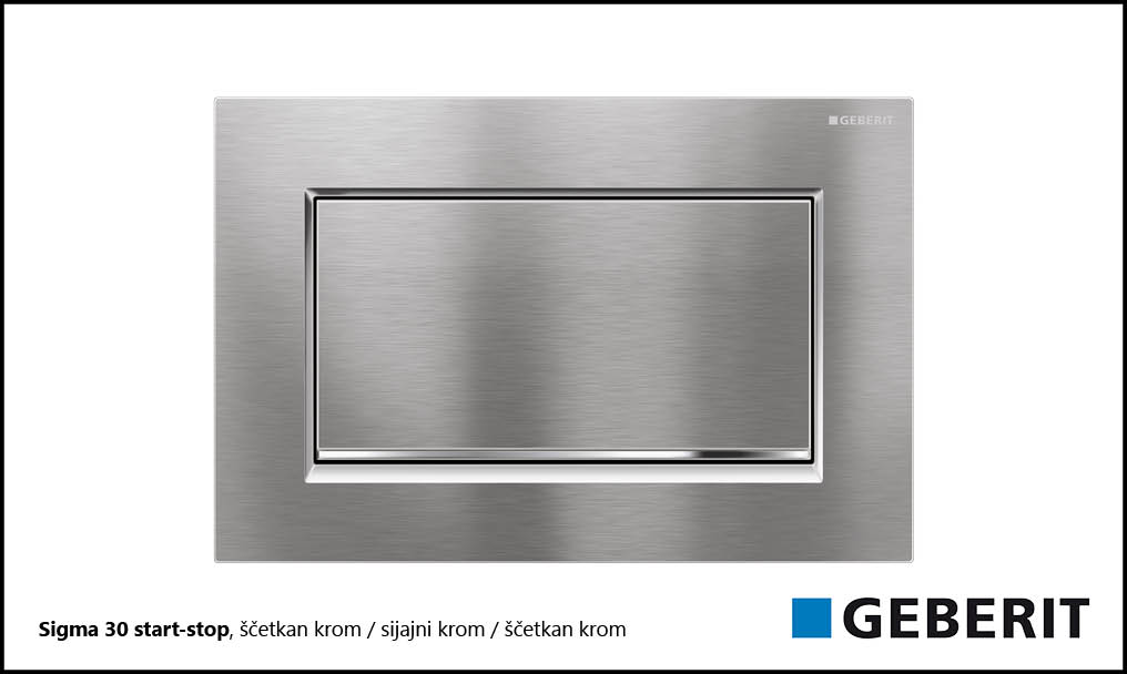 Sigma 30 start-stop, ščetkan krom