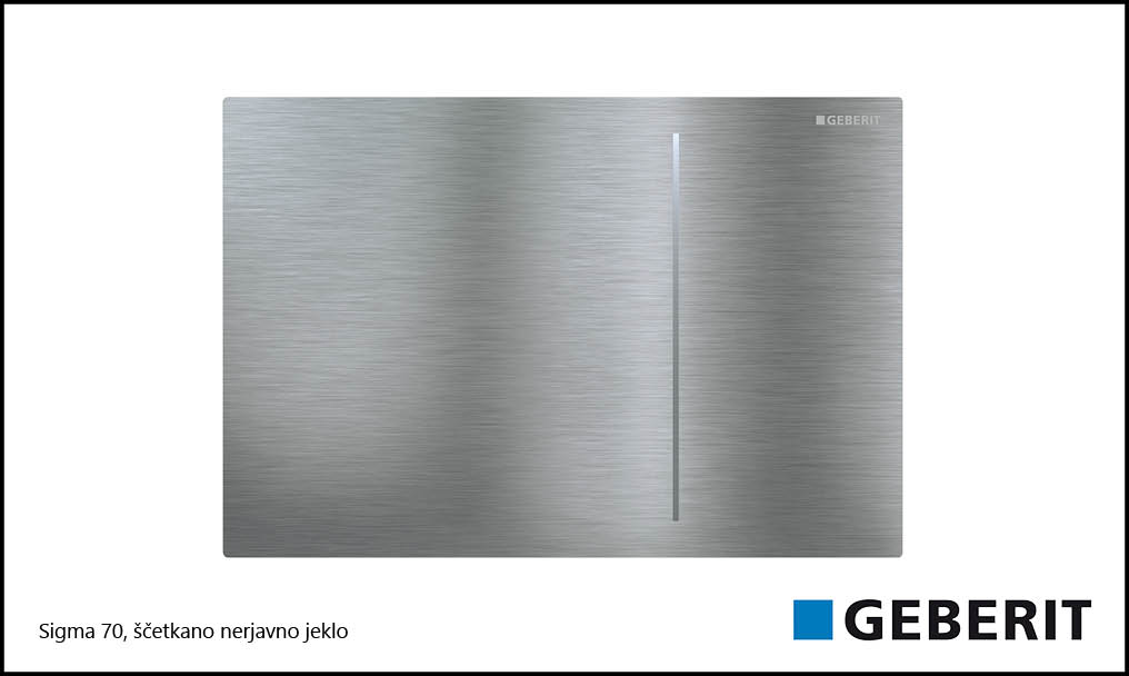 Sigma 70 ščetkano nerjavno jeklo